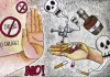 नशे से दूर रहकर स्वस्थ जीवन अपनाने का विद्यालय ने लिया संकल्प