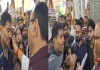3284 जूनियर असिस्टेंट अभ्यर्थियों का प्रदर्शन, डिप्टी सीएम आवास का घेराव
