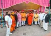 वाराणसी में सवर्ण समाज का धरना आठवें दिन भी जारी