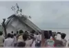 गंगा नदी के तेज बहाव ने लील लिया सदियों पुराना दुर्गा मंदिर