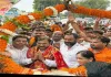 भाजपा प्रदेश महामंत्री दिलीप पटेल का अंबेडकरनगर में जोरदार स्वागत