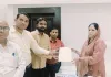 मृतक आश्रित कोटे में सफाई कर्मचारी को नियुक्ति पत्र