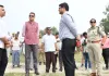 मंडलायुक्त ने बाढ़ प्रभावित क्षेत्र में स्थिति का लिया जायज़ा