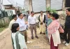 सीएमओ ने फैजुल्लागंज के कई क्षेत्रों का किया दौरा