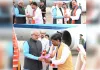उपराष्ट्रपति राधाकृष्णन का रायपुर आगमन, हुआ भव्य स्वागत