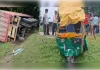 संभल में दर्दनाक हादसा: डंपर-टेंपो की भीषण टक्कर, छह लोगों की मौत