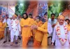 परमार्थ निकेतन में गौवत्स राधाकृष्ण के आगमन पर भव्य स्वागत