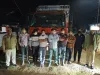 गढ़मुक्तेश्वर पुलिस ने चैकिंग के दौरान 7 पशु तस्कर दबोचे