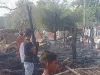 लखीमपुर-खीरी: अज्ञात कारणों से बालूडीह में लगी आग