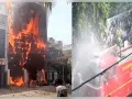  लखनऊ कोचिंग सेंटर अग्निकांड: 15 बच्चों की मौत, एसी कंप्रेसर फटने से फैली आग, रेस्क्यू जारी