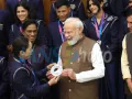 कॉमनवेल्थ गेम्स के पदक विजेताओं से मिले पीएम मोदी