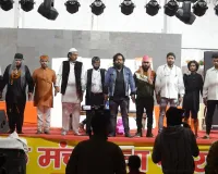 रामनगरिया मेला में हास्य नाटक बीमार का हुआ मंचन 