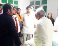 शादी समारोह में गए कैबिनेट मंत्री संजय निषाद से हाथापाई नाक पे लगी चोट