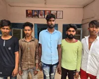 मंदिरों में चोरी करने वाले पांच आरोपित गिरफ्तार