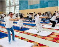 अंतर्राष्ट्रीय योग दिवस पर श्री विश्वकर्मा कौशल विश्वविद्यालय में योग प्रोटोकॉल प्रशिक्षण का आयोजन