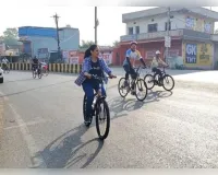 फिटनेस और पर्यावरण चेतना का संदेश लेकर आया विश्व साइकिल दिवस, मनेंद्रगढ़ में उमड़ा जनसैलाब