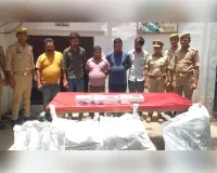 फिरोजाबाद: 70 लाख का गांजा बरामद, अंतरराज्यीय तस्करी गैंग के पांच सदस्य गिरफ्तार