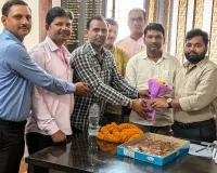शिक्षकों ने किया नवागत लेखाधिकारी का स्वागत