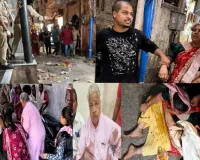 आंधी-बारिश अलर्ट के बीच वृंदावन में जर्जर मकान गिरा, नौ श्रद्धालु घायल