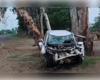हरिद्वार से लौट रहे परिवार की कार ट्रैक्टर-ट्रॉली में घुसी, तीन की मौत, तीन घायल