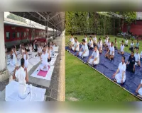 अन्तरराष्ट्रीय योग दिवस पर आदि योगी की नगरी काशी हुई योगमय,घरों से लेकर गंगा घाटों तक योगाभ्यास