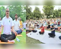 राज्यपाल जनभवन, सीएम योगी ने झांसी, केशव प्रसाद मौर्य ने प्रयागराज और बृजेश पाठक ने लखनऊ में किया योग