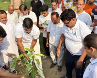 अंतर्राष्ट्रीय योग दिवस पर विधायक ने लगाया योग शिविर, किया पौधरोपण