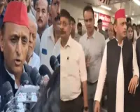 लखनऊ अग्निकांड के पीड़ितों से मिलने केजीएमयू पहुंचे अखिलेश यादव