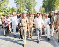 डीएम एंव एसपी ने जुलूस मार्गों व करबला स्थलों का निरीक्षण कर ड्यूटी एवं व्यवस्थाओं का लिया जायजा