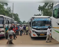 श्योपुर जिले के बड़ौदा क्षेत्र में अनियंत्रित होकर बस पलटी, 16 यात्री घायल