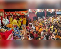 श्रीराम-सीता विवाह प्रसंग सुन भाव-विभोर हुए श्रद्धालु, कथा पंडाल में उमड़ी भीड़