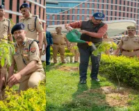 विश्व पर्यावरण दिवस पर पुलिस मुख्यालय में ‘एक पेड़ माँ के नाम’ अभियान के तहत वृक्षारोपण