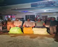 बांदा में एएनटीएफ की बड़ी कार्रवाई, 33 लाख रुपये का गांजा बरामद; तीन तस्कर गिरफ्तार