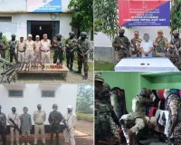 मणिपुर में सुरक्षा बलों ने दो उग्रवादियों को गिरफ्तार किया , हथियार और गोला-बारूद बरामद