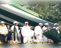  राजधानी रांची के बापू वाटिका से 'नशामुक्त झारखंड' के संकल्प के साथ निकली जागरूकता मैराथन