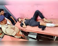 25 हजार के इनामी बदमाश टिल्लू उर्फ शिवम पुलिस मुठभेड़ में गिरफ्तार, पैर में लगी गोली