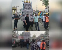 उतरौला में बड़ी ताजिया का जुलूस पूरी अकीदत के साथ निकाला गया
