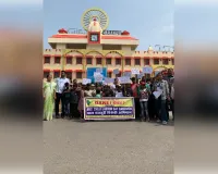  विश्व बाल श्रम निषेध दिवस पर कूड़ा बीनने और भीख मांगने वाले बच्चों ने निकाली रैली 