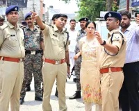  डीएम एवं एसएसपी ने मोहर्रम को लेकर विभिन्न स्थलों का किया निरीक्षण