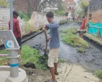दो साल के बाद जलभराव की समस्या पर चला विशेष सफाई अभियान