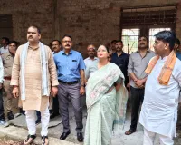 नवनिर्मित मुख्यमंत्री आवासीय कंपोजिट विद्यालय का किया गया निरीक्षण