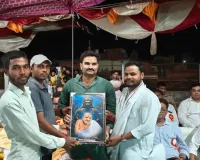 विधायक ने स्व0 श्रीराम वर्मा नाइट क्रिकेट टूर्नामेंट का किया शुभारंभ