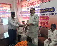 विधायक, खलीलाबाद अंकुर राज तिवारी द्वारा योगाभ्यास कर योग सप्ताह का किया गया शुभारंभ