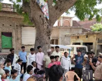 पुलिस अधीक्षक के निर्देशन में आगामी त्योहार मोहर्रम की तैयारियों को लेकर गांव-गांव पहुंच रही पुलिस
