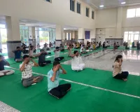 स्वशासी राज्य चिकित्सा महाविद्यालय,लखीमपुर खीरी में अंतरराष्ट्रीय योग दिवस का आयोजन