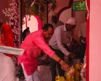 श्री विश्वकर्मा प्राण प्रतिष्ठा महोत्सव पर निकली भव्य शोभायात्रा,राज ज्वैलर्स पर हुआ विशाल भंडारा
