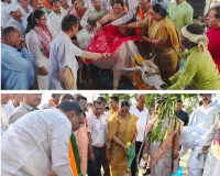 कान्हा गौशाला पहुंचे राज्यमंत्री कृष्णा पासवान, गोपूजन कर व्यवस्थाओं का लिया जायजा