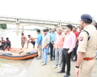 बांसी के रानी मोहभक्त लक्ष्मी घाट पर बाढ़ मॉकड्रिल, 50 मिनट में पहुंची रेस्क्यू टीम 