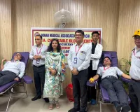 आईएमए व एचएएल के सहयोग से रक्तदान शिविर का आयोजन 