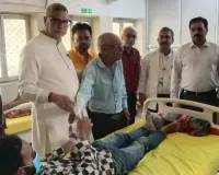 ठाकुरगंज संयुक्त टीबी अस्पताल में मरीजों को बांटे फल